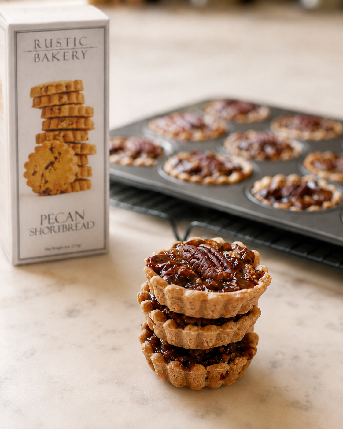 Pecan Shortbread Tartlets