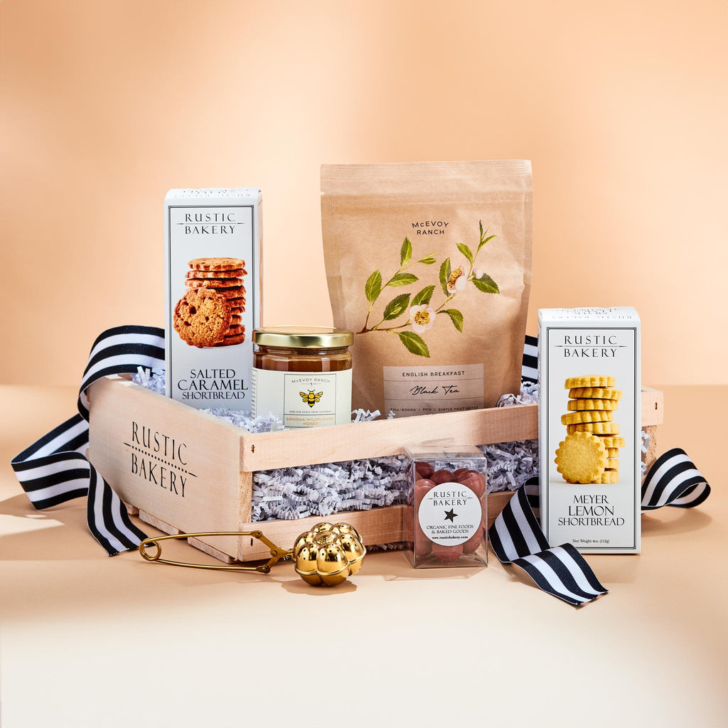 Tea & Cookies Gift Crate – Rustic Bakery